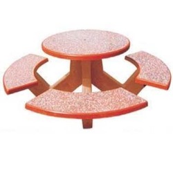 Manufacturers Exporters and Wholesale Suppliers of Circular Table With Four Benches New Delhi Delhi Circular Table With Four Benches